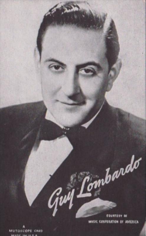 Vintage Arcade Card Guy Lombardo