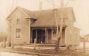 Calmar Iowa Residence Real Photo Antique Postcard J44114