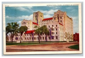 Vintage 1935 Postcard Panoramic View International House University of Chicago