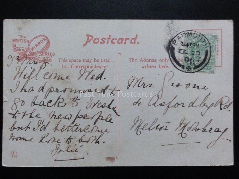 Dolgelly Torrent Falls c1906 Old Postcard