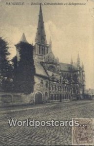 Basiliek, Gemeentehuis en Schepenzale Dadizeele, Belgium Writing On Back 
