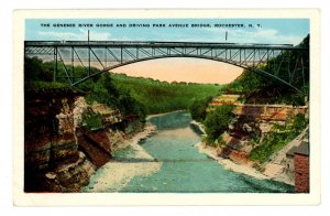 NY - Rochester. Genesee River Gorge & Driving Park Avenue Bridge
