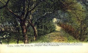 Lovers Path, Schuylkill River - Phoenixville, New York NY Postcard