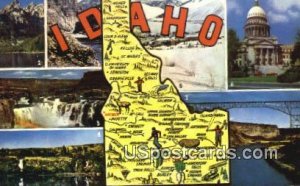 Greetings from, ID       ;      Greetings from, Idaho 