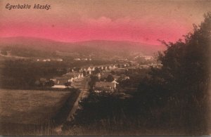 Hungary Egerbakta Község Vintage Postcard 04.17