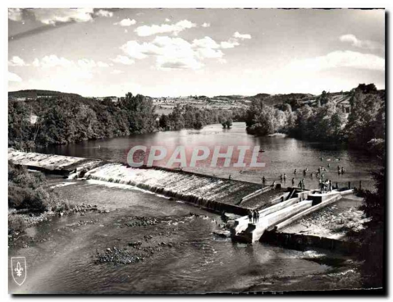 Modern Postcard Brioude Haute Loire Dam and the Beach