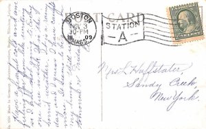 Cadets Armory  Boston, Massachusetts Postcard