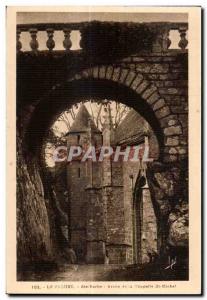 Old Postcard The St. Barbara Faouet Ark Chapel St Miche