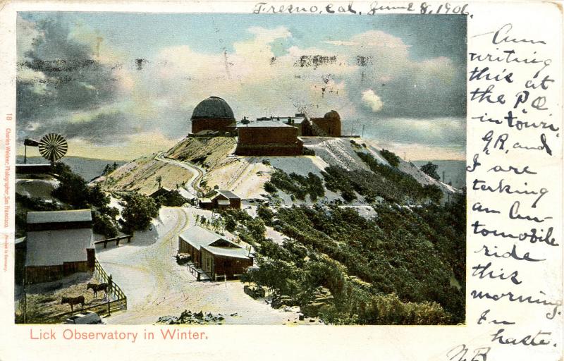 CA - Mt. Hamilton. Lick Observatory    (Astronomy)