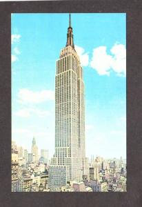 NY Empire State Building Bldg New York City NYC Postcard