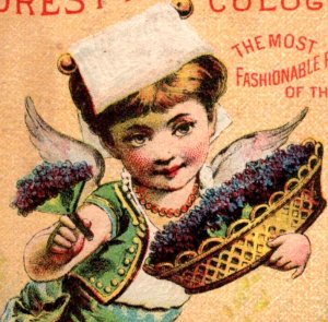 1880s McCord Copeland & Co. W.J. Austin's Forest Flower Cologne Fairy Girl F116