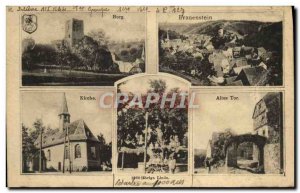 Postcard Old Burg Frauenstein Kirche Altes Tor