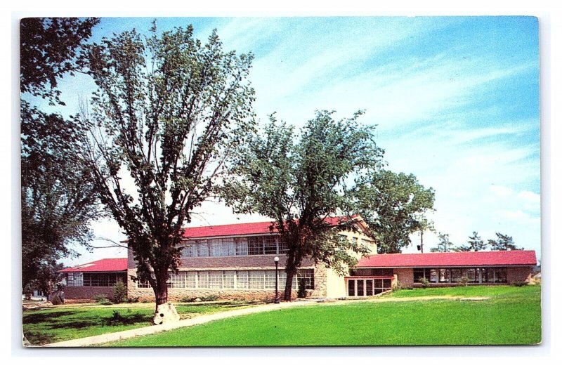 Mossman Hall Of Science Southwestern College Winfield Kansas Postcard