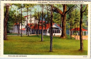 Postcard RESORT SCENE Shades Indiana IN AO4601
