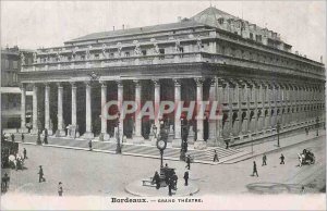 Postcard Old Bordeaux Grand Theater