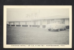 MURFREESBORO TENNESSEE CHRISMAN MOTEL OLD CARS ADVERTISING POSTCARD