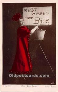 Best Wishes from Billie Miss Billie Burke Theater Actor / Actress 1906 