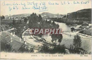 Old Postcard Epinal View Grands Sables