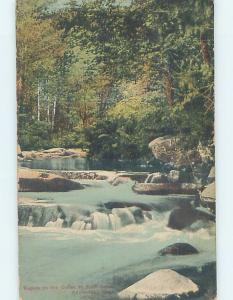 Divided-Back WATER SCENE Adirondacks - Sixth Lake - Inlet New York NY hk2931