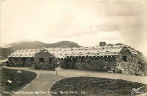 1940s Trail Ridge Museum Post Office ESTES PARK RPPC Real Photo Sanborn 5623