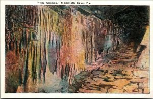 Vtg Mammoth Caves Kentucky KY The Chimes Stalagtites 1920s WB Unused Postcard