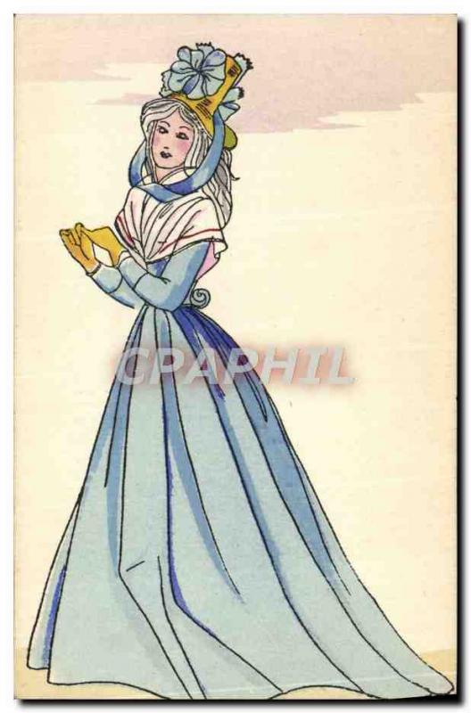 Old Postcard History of Costume French Revolution in 1793