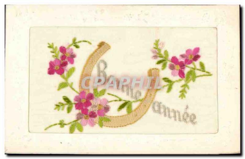 Old Postcard Fantasy Flowers Toil?e