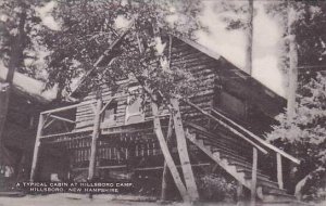 New Hampshire Hillsboro Typical Cabin At Hillsboro Camp Artvue