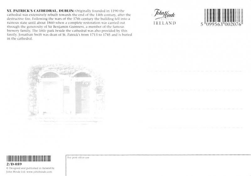 St Patrick's Cathedral - Dublin, Ireland