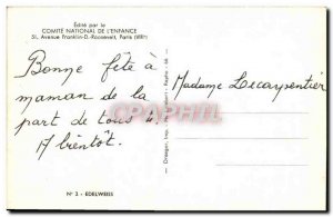 Modern Postcard From National Committee & # 39Enfance Paris avenue Franklin E...