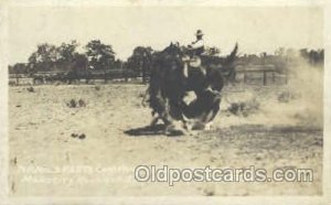 Miles City Roundup Western Cowboy Unused very light corner wear close to grad...