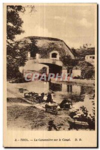 Toul - gunboat Canal Lavoir Lavandieres - Old Postcard