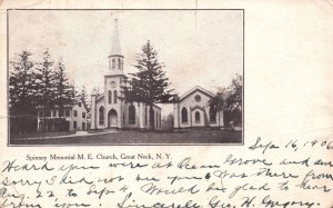 Vintage Postcard 1906 Spinney Memorial Methodist Episcopal Church Great Neck NY