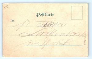 Postcard Germany Stolberg V.D. Lutherbuche View of Town J13