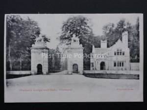 Nottinghamshire WORKSOP Welbeck Lodge & Gate c1902 UB Postcard by Valentine