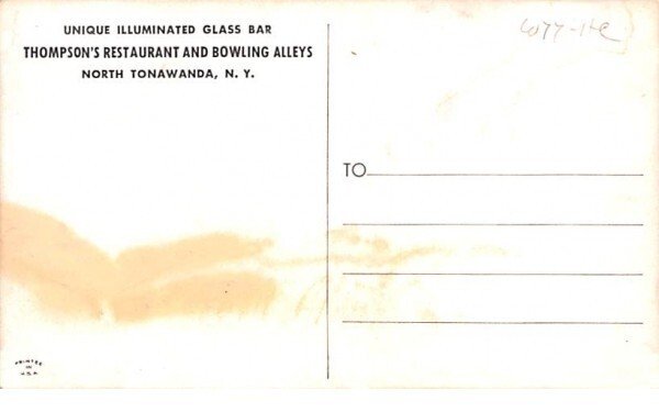 Thompson's Restaurant North Tonawanda, New York