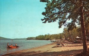 Postcard Westward Shores Camping Area On Ossipee Lake West Ossipee New Hampshire