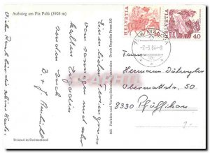 Postcard Modern Aufstieg am Piz Palu