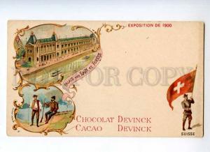 247094 SWITZERLAND ADVERTISING cacao DEVINCK 1900 year litho