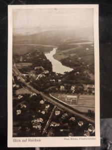 Mint Germany RPPC Postcard Reinbek View From A Zeppelin airship