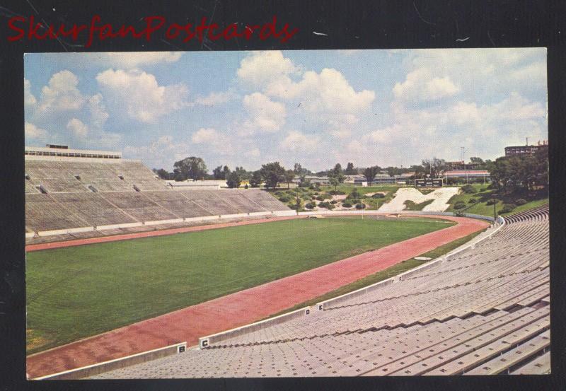 UNIVERSITY OF MISSOURI TIGERS FOOTBALL STADIUM COLUMBIA MO. OLD POSTCARD