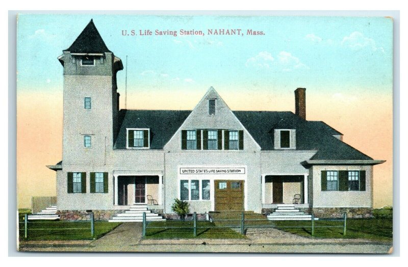 Postcard US Life Saving Station, Nahant, Mass Y65