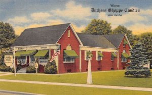 Warren Ohio Duchess Shoppe Candies Candy Store Vintage Postcard AA59027