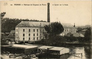 CPA FISMES - Fabrique de Chapeaux de Feutre et Lavoir sur la VESLE (490556)