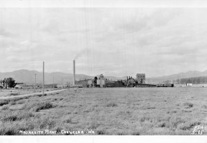 Chewelah Washington WA~Magnasite Plant~RPPC Real Photo Postcard