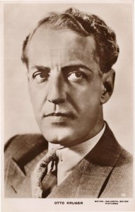 Otto Kruger MGM Film Actor Hollywood Postcard