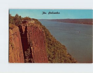 Postcard The State Line Lookout At Palisades Interstate Park In New Jersey