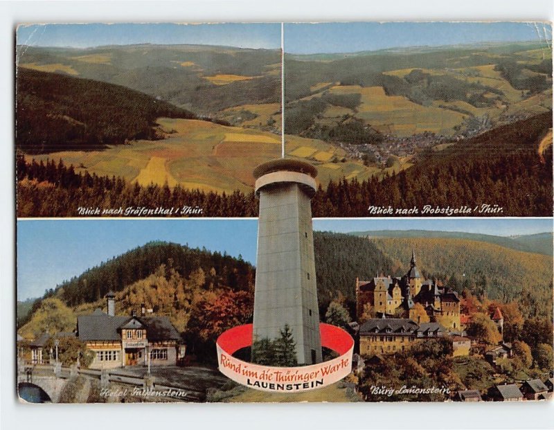 Postcard Rund um die Thüringer Warte, Lauenstein, Germany