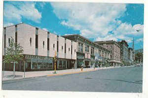 P3220 old postcard brooks store street scene north adams mass