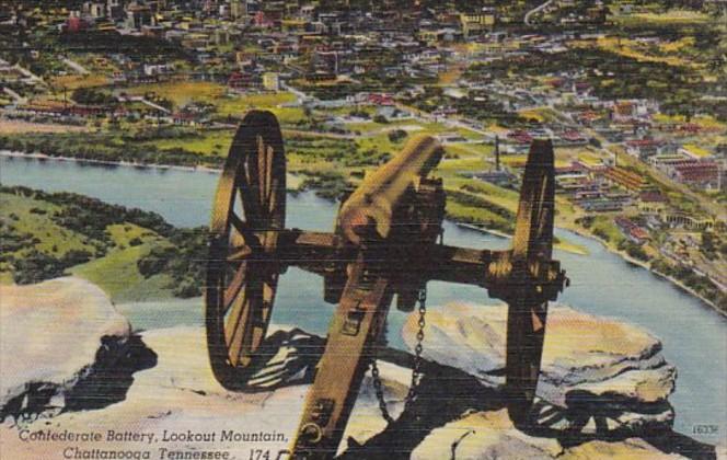 Tennessee Chattanooga Confederate Battery Lookout Mountain